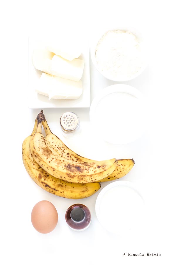 Mini Bundt Banana - Ingredienti
